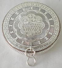 Sterling silver Communion Pyx